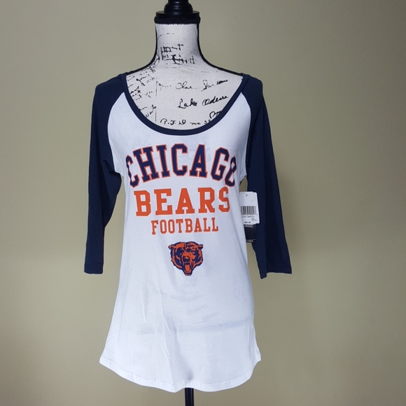 NFL Tops - Chicago bears womens long sleeve t-shirt med NWT